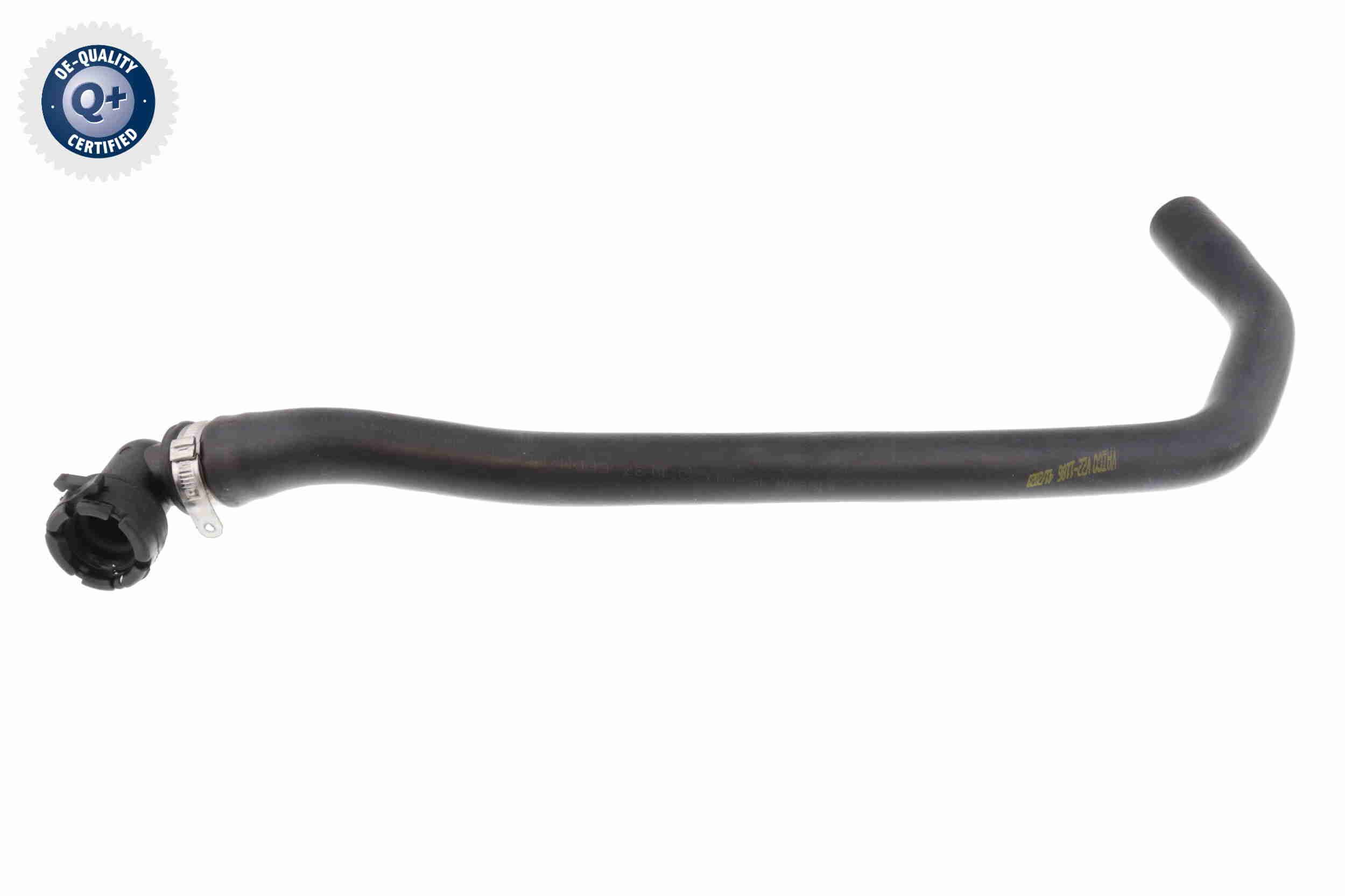 V22-1186 VAICO Q+, original equipment manufacturer quality Fűtéscső