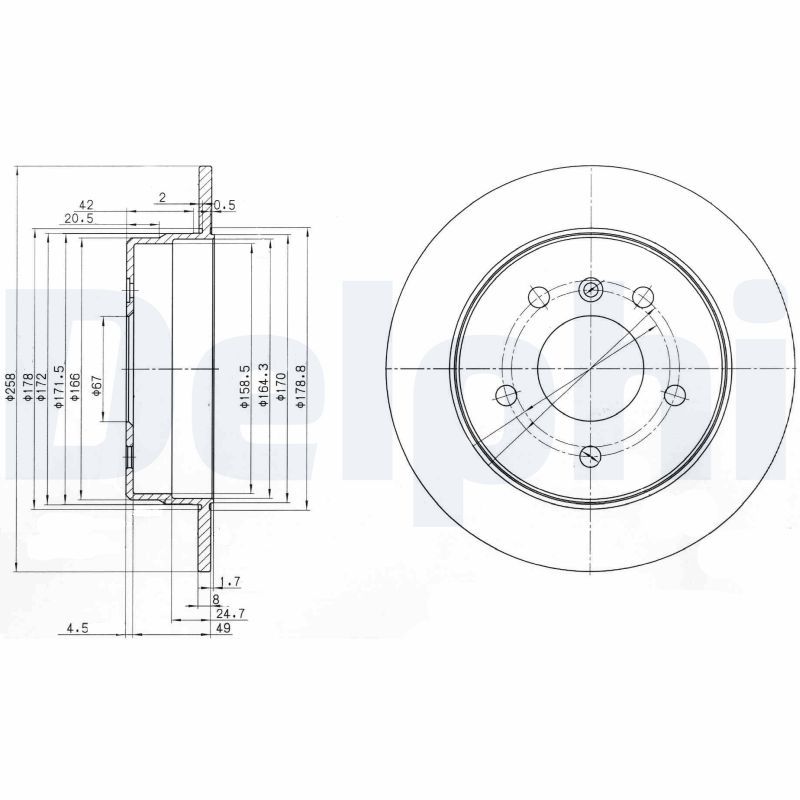 Brake Disc BG3710