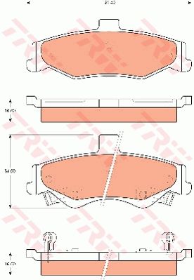 TRW DISC BRAKE PADS - TecDoc Only
