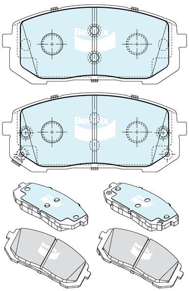DB2663 Brake Pad Set, disc brake | Bendix Brakes