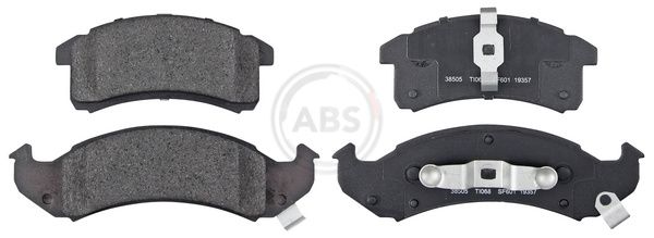 A.B.S. 38505 - Bremsbelagsatz, Scheibenbremse