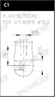 Gasfeder, Motorhaube