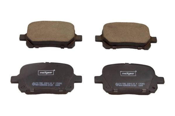 Bremsbelagsatz, Scheibenbremse