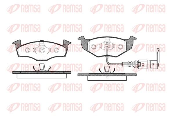 Brake Pad Set, disc brake 0609.11