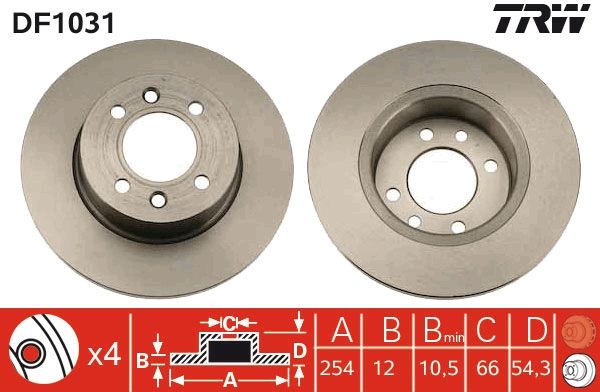 PAIRE DE DISQUES  9900