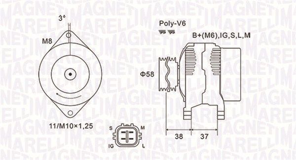 Alternator 063731889010