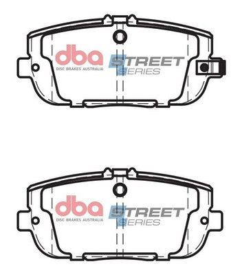DBA SS STREET SERIES BRAKE PADS [ Mazda MX-5 2005 - 2014 R ] - TecDoc Only