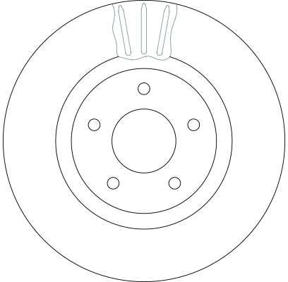 TRW BRAKE DISC - TecDoc 2