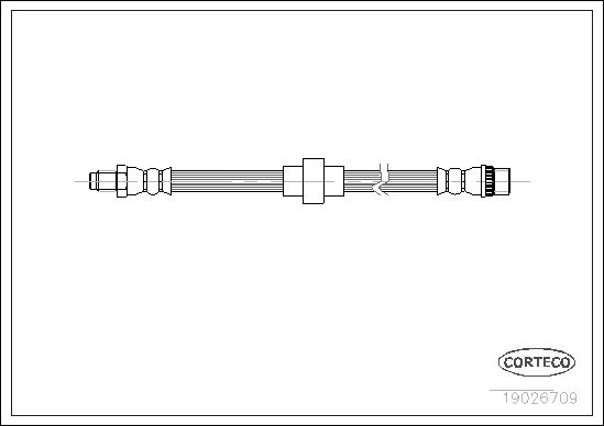 FLEXIBLE DE FREIN RENAULT MEGANE  0705