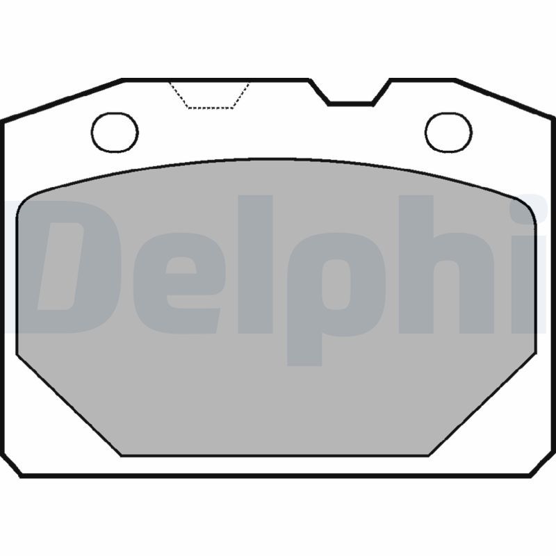 JEU DE PLAQUETTES DE FREIN  0701