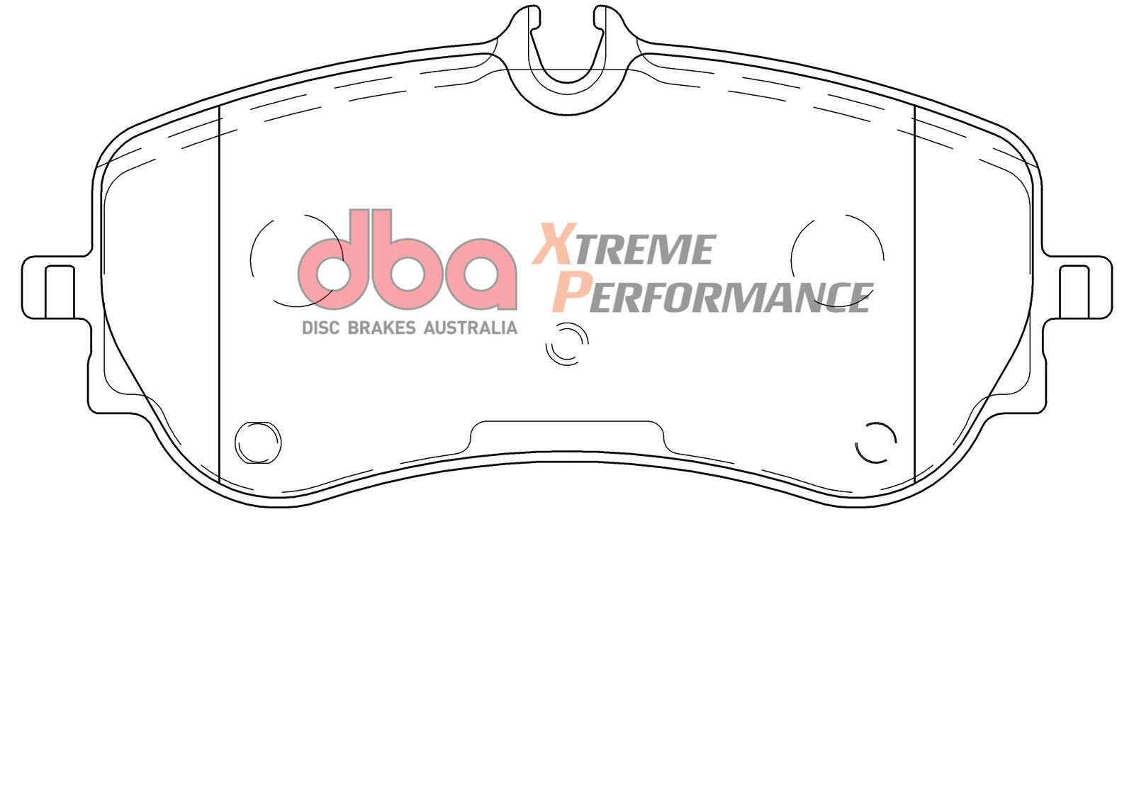 DBA XP PERFORMANCE BRAKE PADS [ VW Amarok V6 2016-on R ] - TecDoc Only