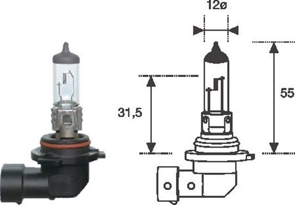 MAGNETI MARELLI 002577300000 Bulb, spotlight