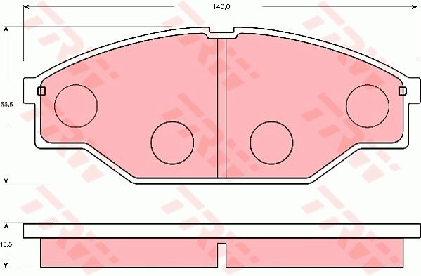 TRW DISC BRAKE PADS - TecDoc Only