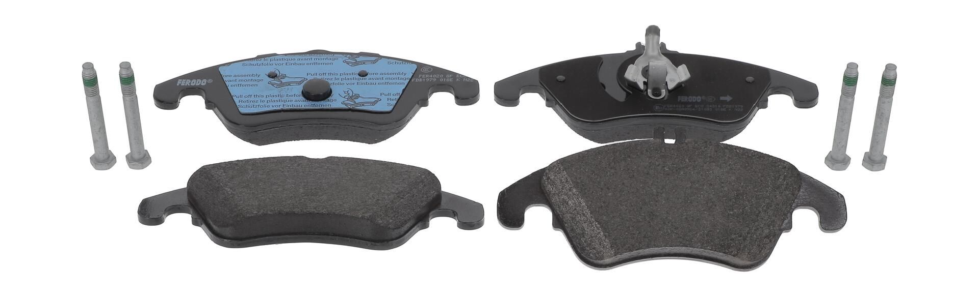 Bremsbelagsatz, Scheibenbremse