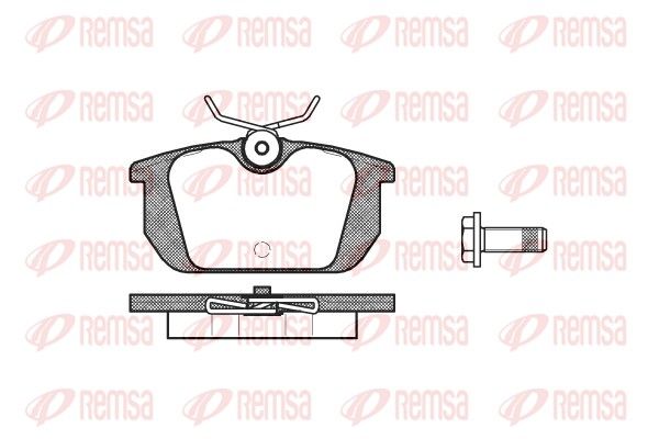 Premium Rear Brake Pad Set