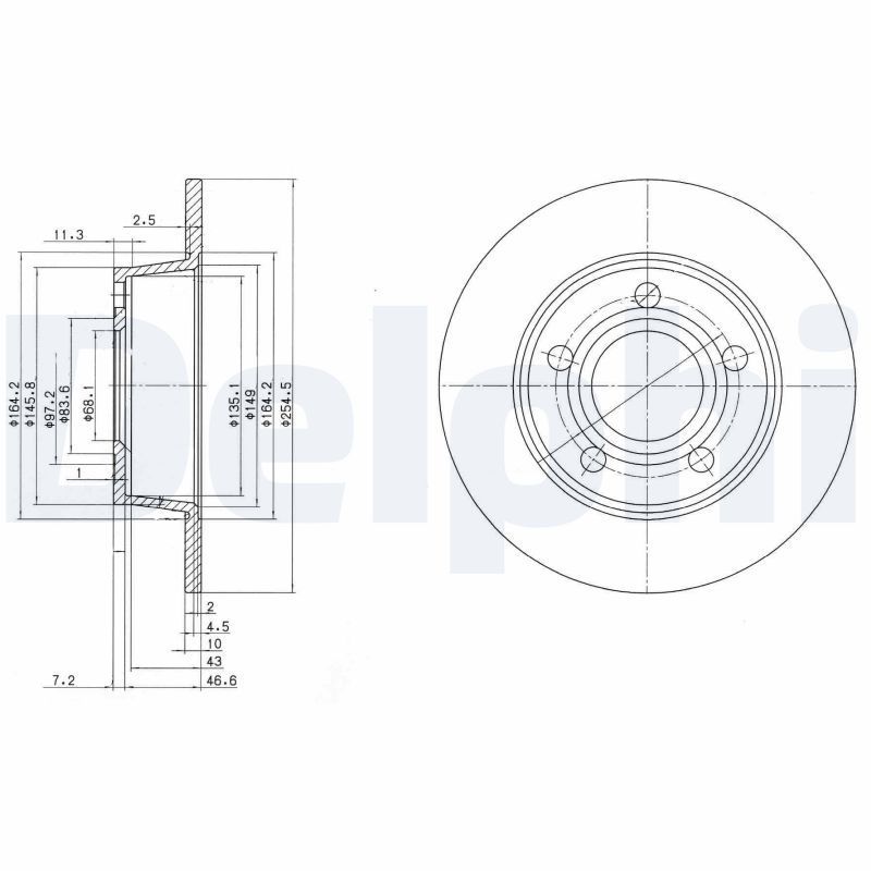 Brake Disc BG3672