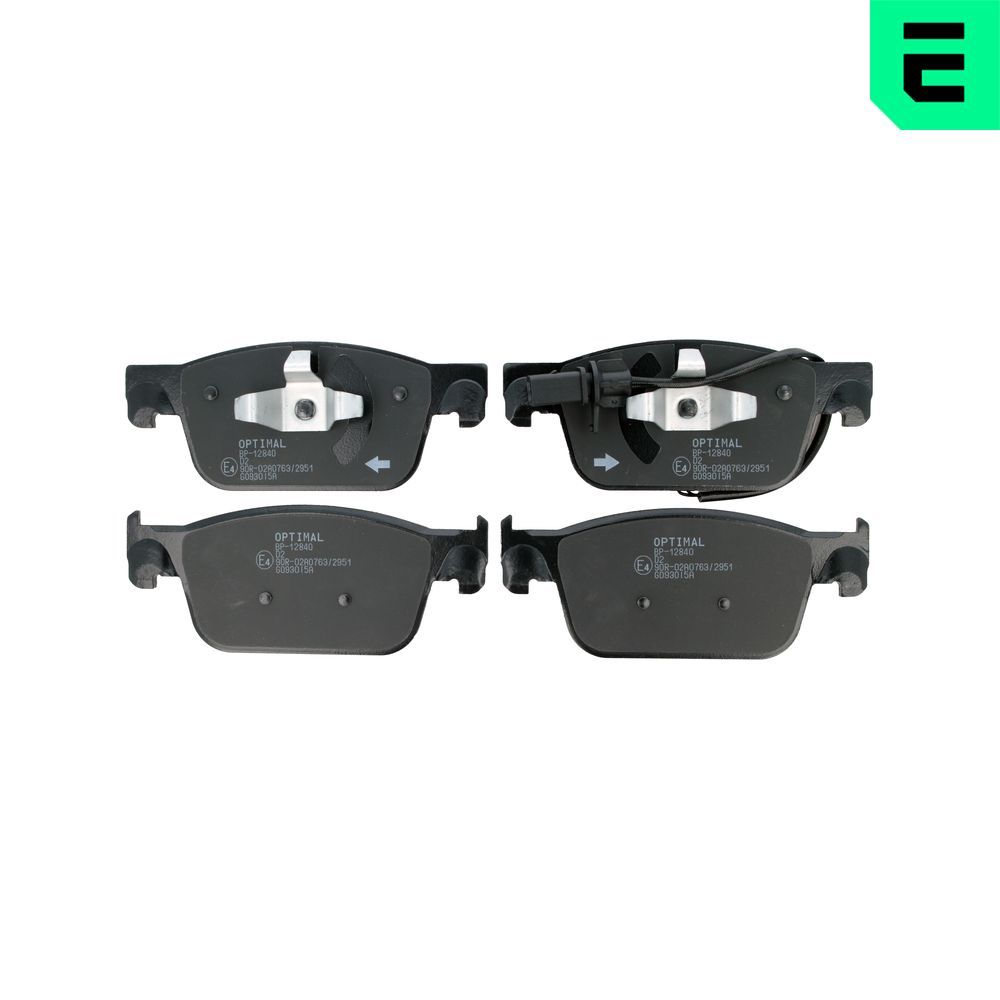 Bremsbelagsatz, Scheibenbremse