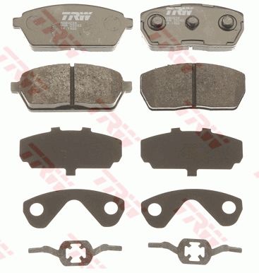 TRW DISC BRAKE PADS - TecDoc 2