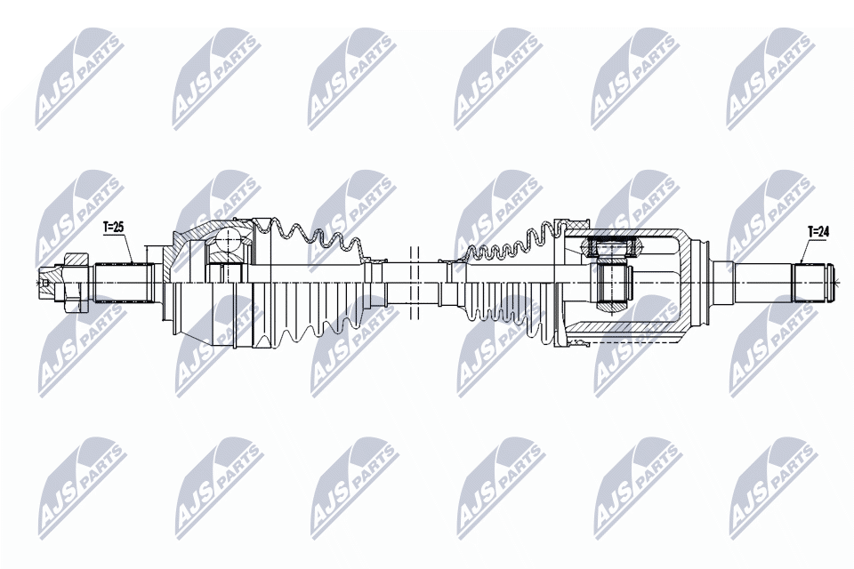 NTY NPW-FT-097 - Antriebswelle
