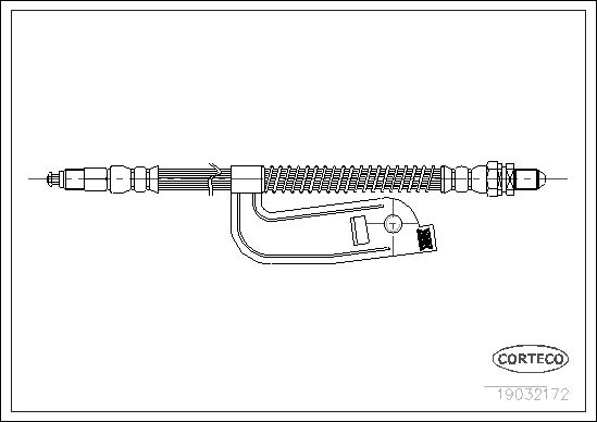 FLEXIBLE DE FREIN FORD FIESTA II  0705