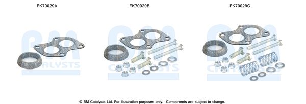 BM CATALYSTS FK70029 - Montagesatz, Abgasrohr