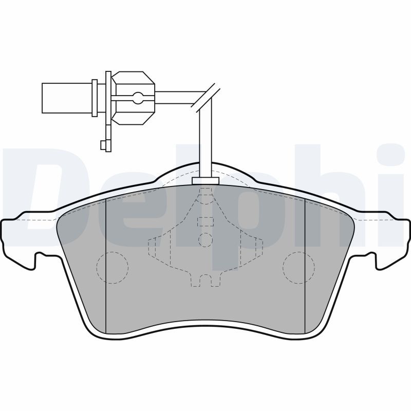 Brake Pad Set, disc brake LP1707