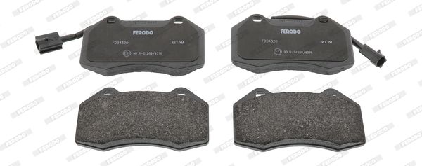 Brake Pad Set, disc brake FDB4320