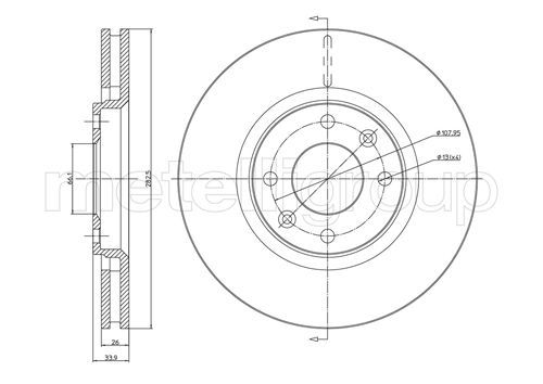 Brake Disc 800-566C