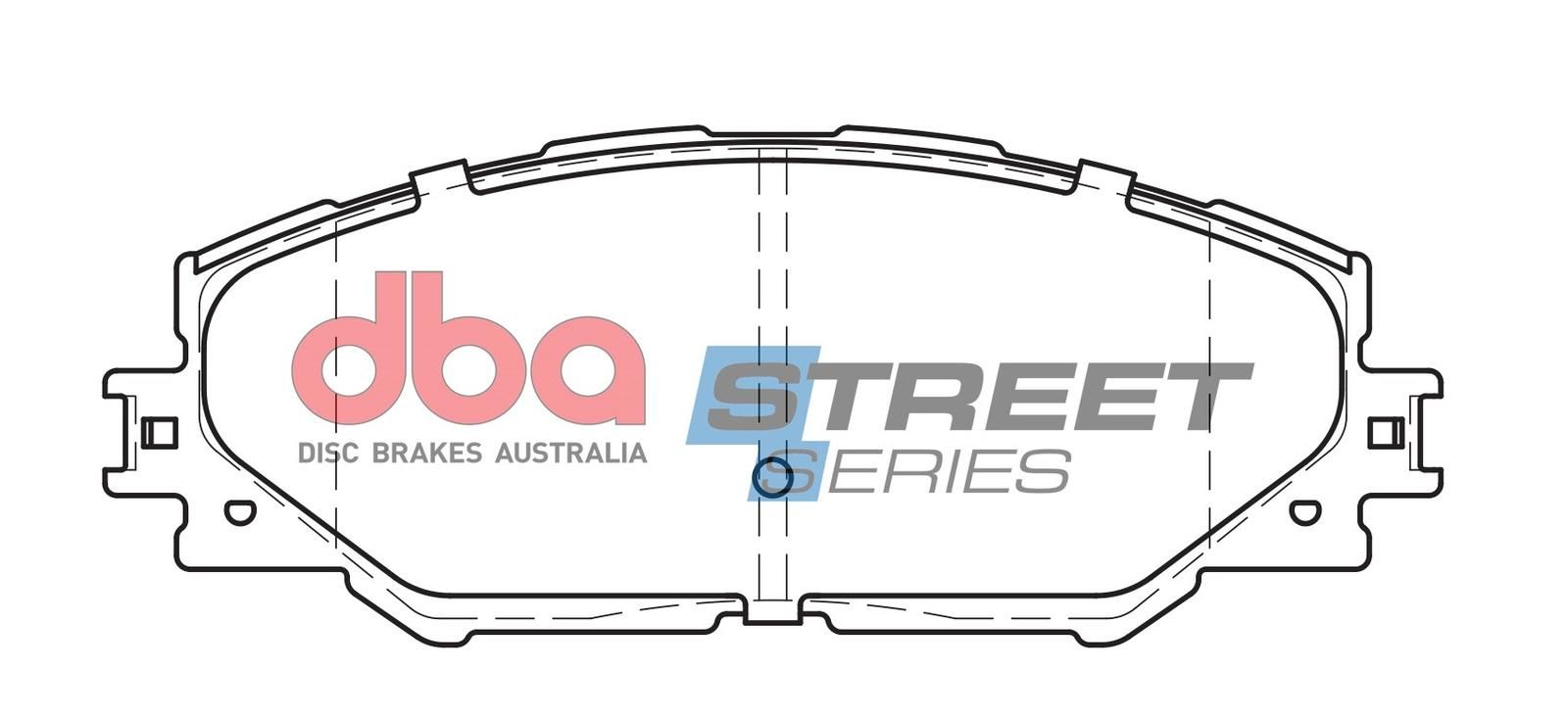 DBA SSEV STREET SERIES BRAKE PADS [ Toyota  Corolla Hybrid 2016 On / Prius V Hybrid 2012 On / Harrier 2014 On / Mirai 2016 On F ] - TecDoc Only