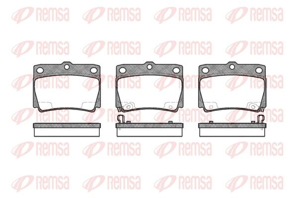 Brake Pad Set, disc brake 0750.02