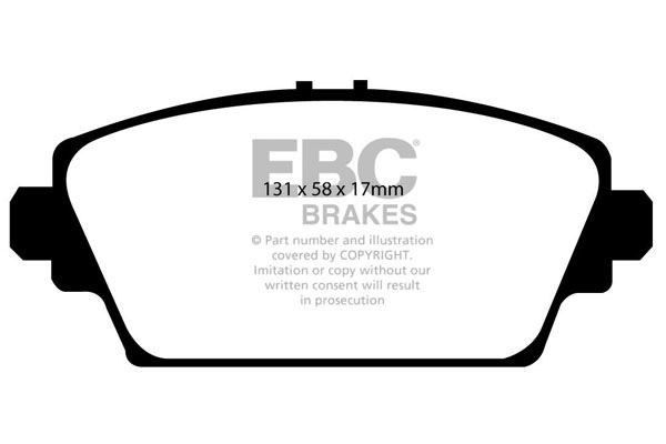 EBC Brakes DP41339R - Bremsbelagsatz, Scheibenbremse