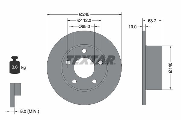 Brake Disc 92057503