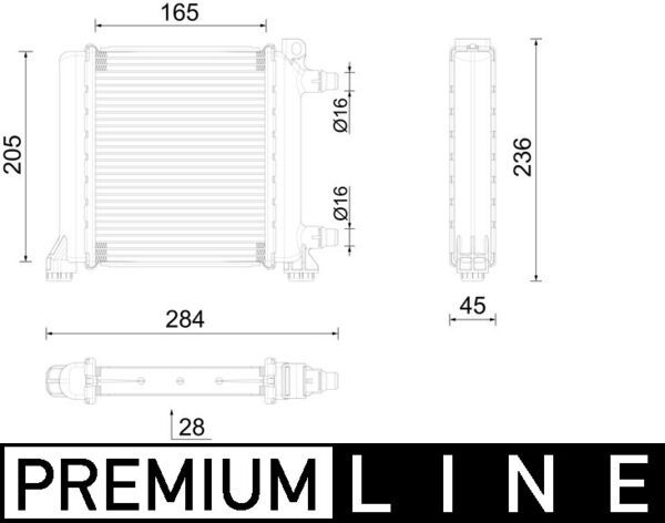 MAHLE CR 2596 000P - K&uuml;hler, Motork&uuml;hlung