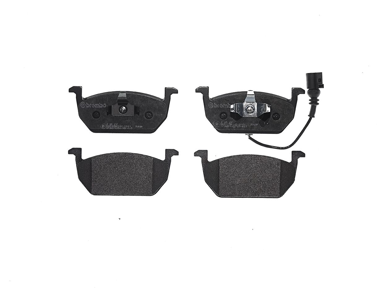 BREMBO P 85 137 - Bremsbelagsatz, Scheibenbremse PRIME LINE