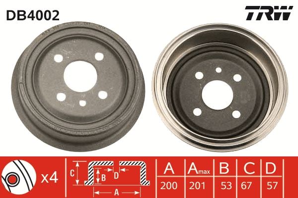 TAMBOUR DE FREIN  9900