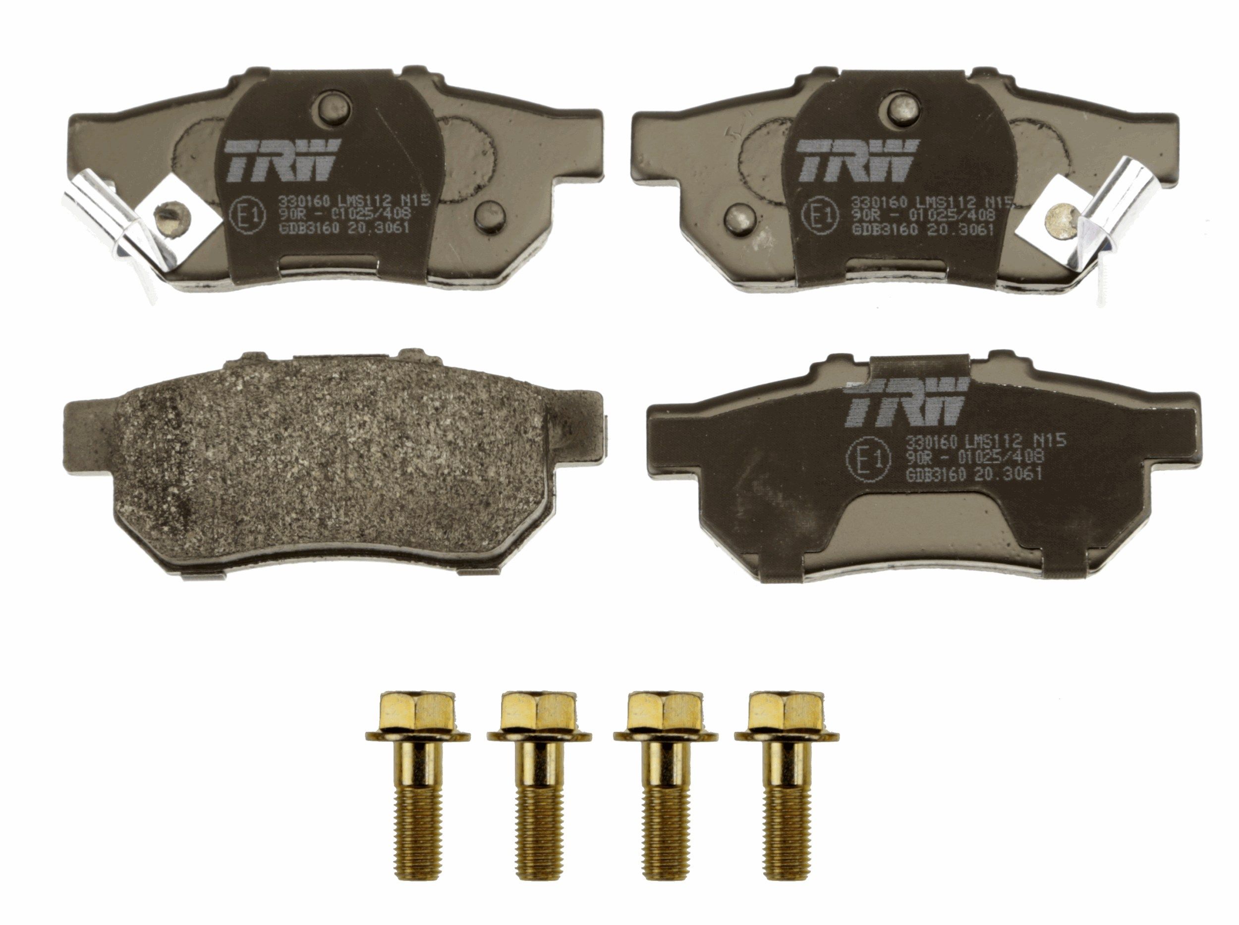 TRW DISC BRAKE PADS - TecDoc 2