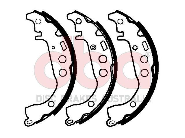 Street Series Brake Shoes [Toyota Corolla/Prius/Yaris 200mm] - TecDoc Only