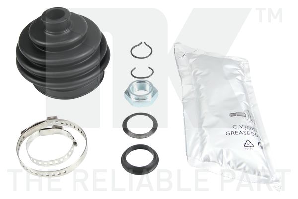 Faltenbalgsatz, Antriebswelle