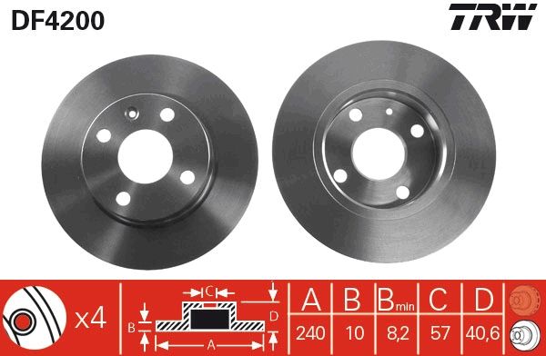 PAIRE DE DISQUES  9900