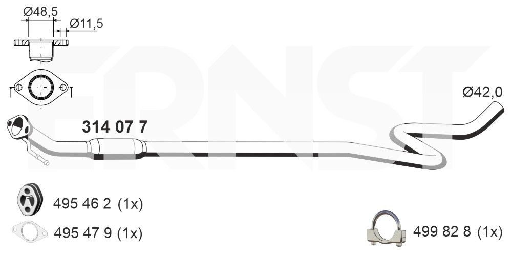 Mittelschalld&auml;mpfer