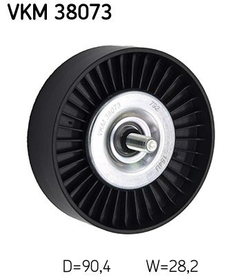 SKF VKM 38073 - Umlenk-/Führungsrolle, Keilrippenriemen
