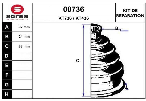 KIT D'ETANCHEITE 00736  .