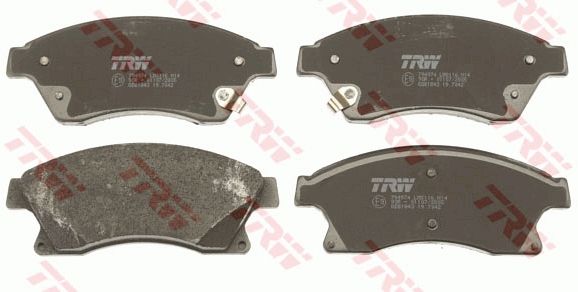 TRW DISC BRAKE PADS - TecDoc 2