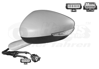 VAN WEZEL 4068817 - Au&szlig;enspiegel * HAGUS *