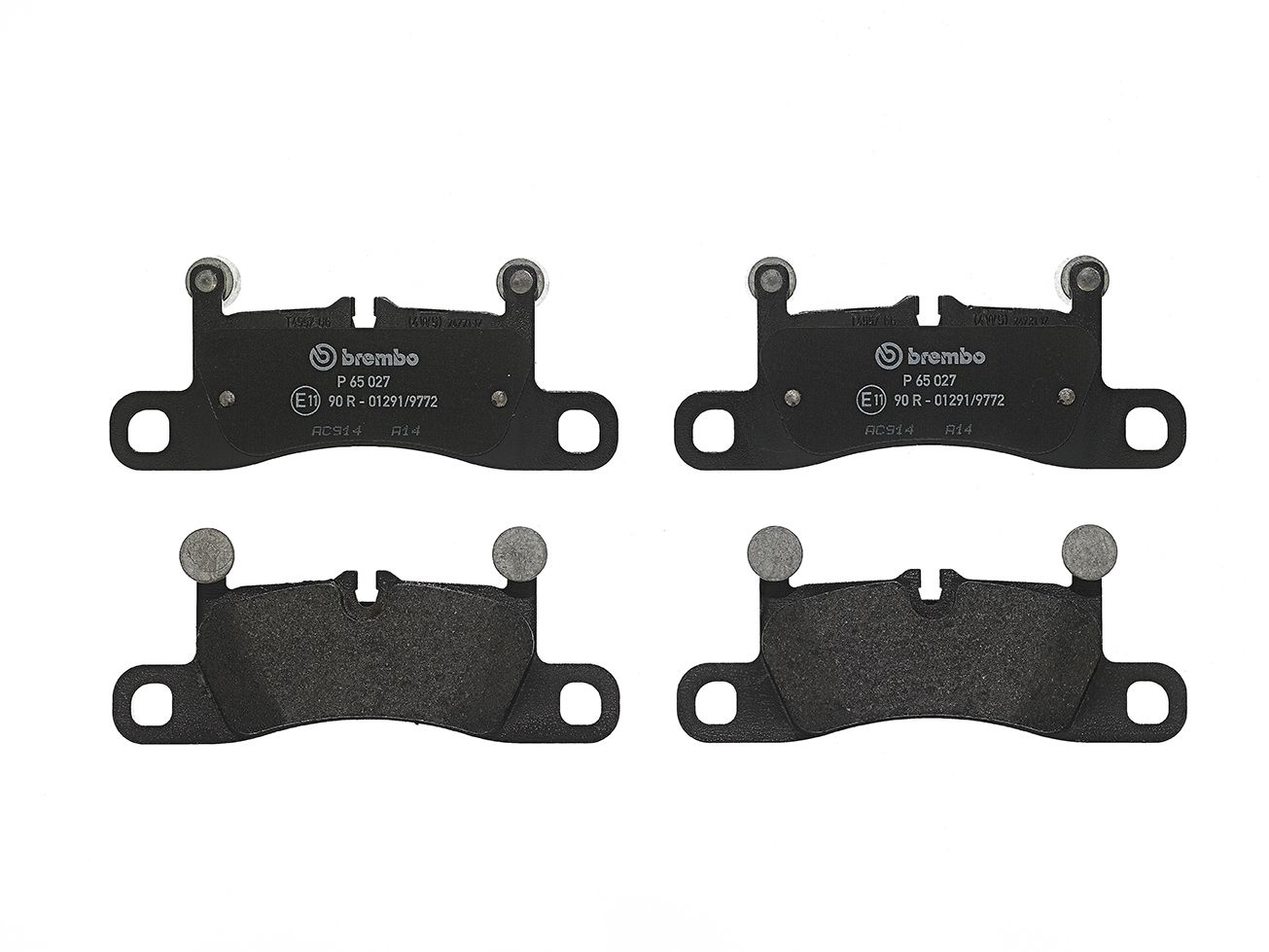BREMBO P 65 027 - Bremsbelagsatz, Scheibenbremse PRIME LINE
