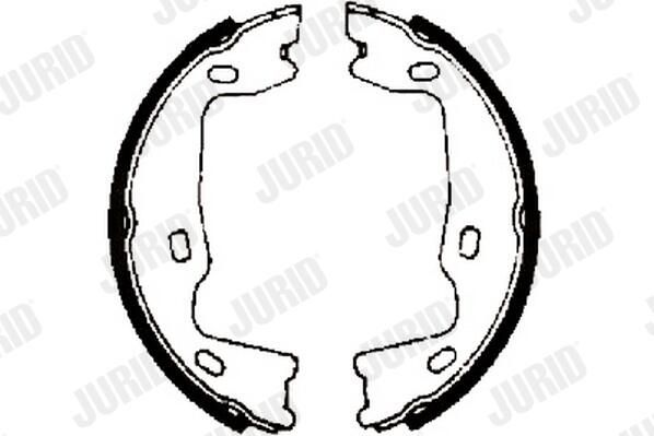 Bremsbackensatz, Feststellbremse