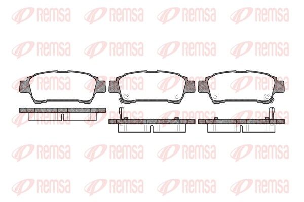 Premium Rear Brake Pad Set Premium Rear Brake Pad Set