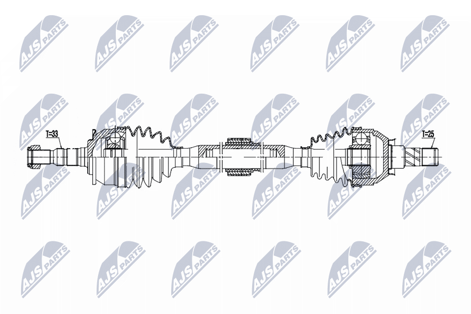 NTY NPW-PL-152 Antriebswelle
