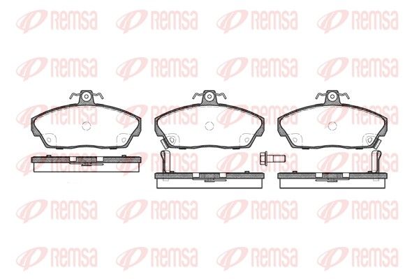 Brake Pad Set, disc brake 0337.02