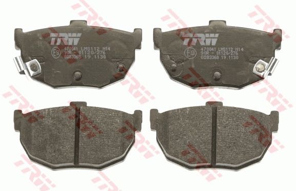 TRW DISC BRAKE PADS - TecDoc 2